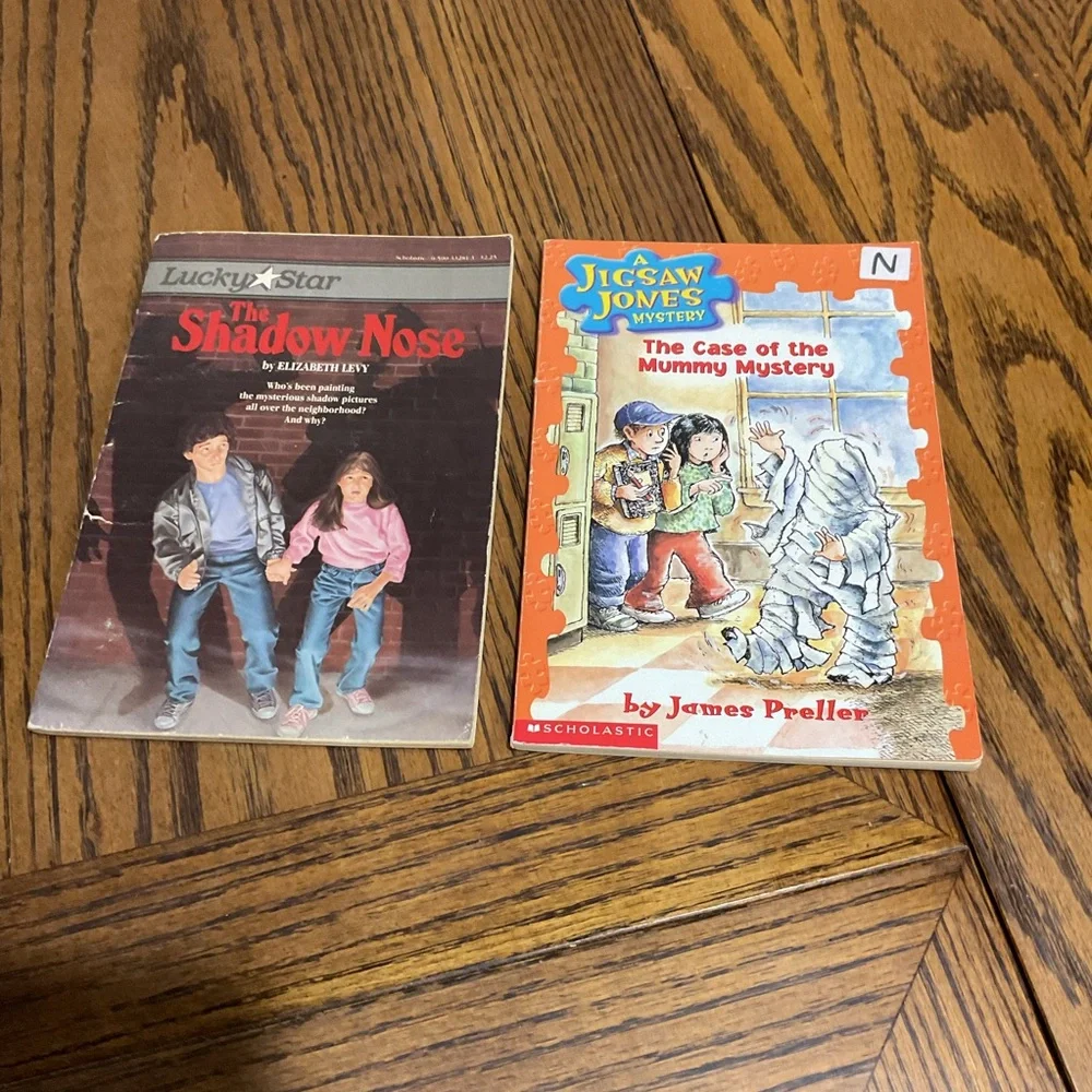 Kids Clue, Clue Jr, Calendar Club, Lucky Star & Jigsaw Jones Mystery Book Set